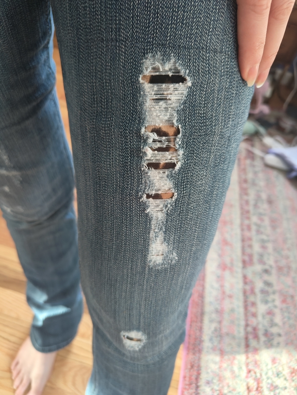 Express Low Rise Bootcut Jeans - Picture 4 of 9
